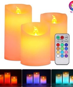 Bougie LED Flamme Vacillante