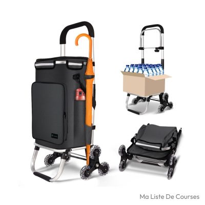 Caddie courses 6 roues VOUNOT aluminium isotherme 50 L