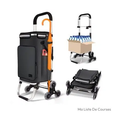 Caddie courses 6 roues VOUNOT aluminium isotherme 50 L