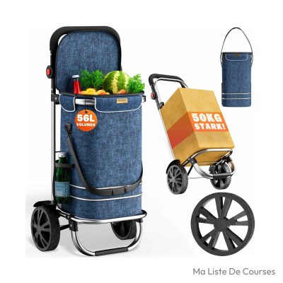 Caddie senior Monzana 3en1 56 L isotherme pliable
