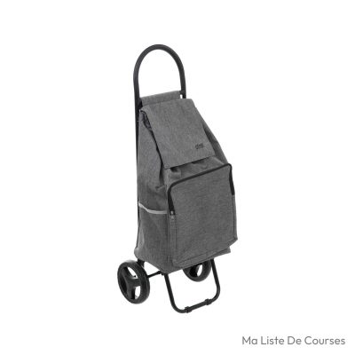 Chariot de course 2 roues 5five Simply Smart 36 L isotherme gris métal