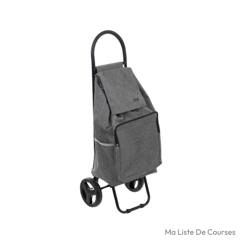 Chariot de course 2 roues 5five Simply Smart 36 L isotherme gris métal