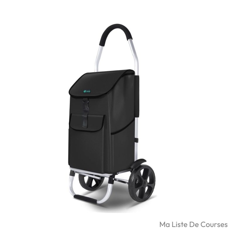 Chariot de courses 2 roues VOUNOT Aluminium Pliable 58L