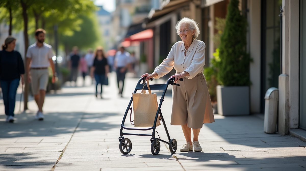 Déambulateur ou chariot de courses à pousser : comment choisir quand on a besoin d&rsquo;un appui ?