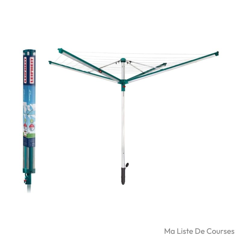 Étendoir à linge parapluie Leifheit Linomatic 500 Deluxe 50 m