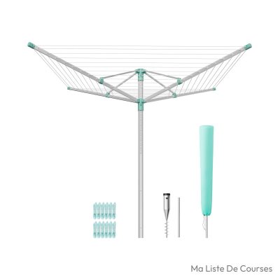 Etendoir parapluie SONGMICS LLR301E01V1 aluminium 50 m