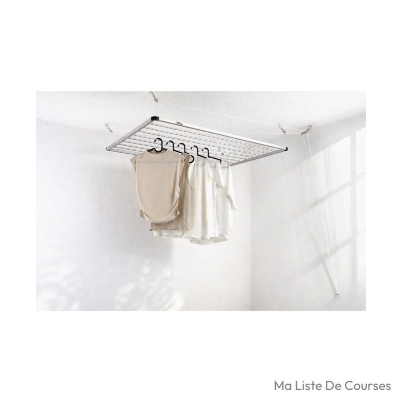 Etendoir plafond Lift 120 cm avec manivelle